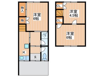 間取図 西三荘テラス