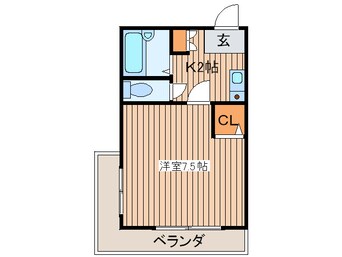 間取図 ｼﾝｽ９１ハウス