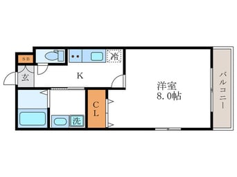 間取図 クオリエ京都堀川