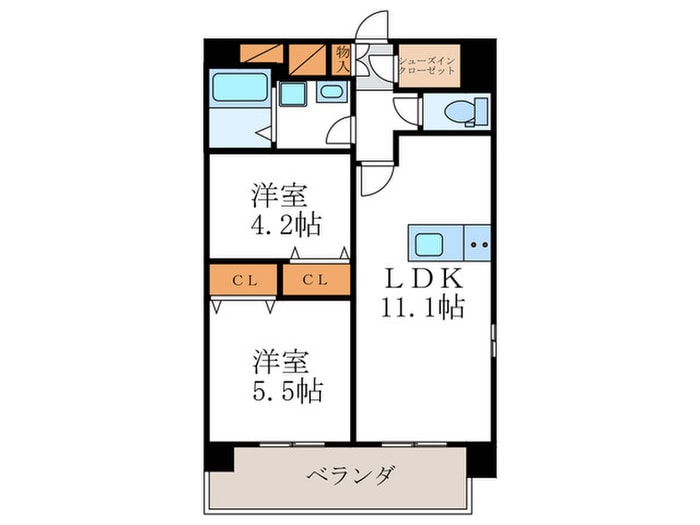 間取り図 仮）LiveCasa千本今出川