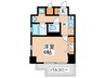 クレイドル四天王寺 1Kの間取り
