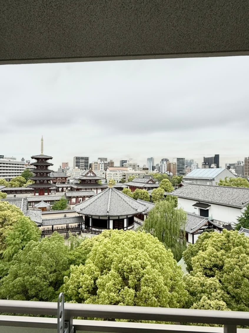 室内からの展望 クレイドル四天王寺
