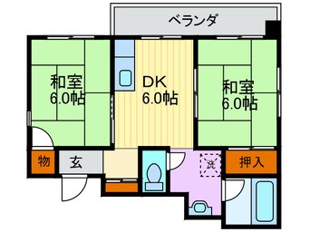 間取図 オプティトモオカⅠ