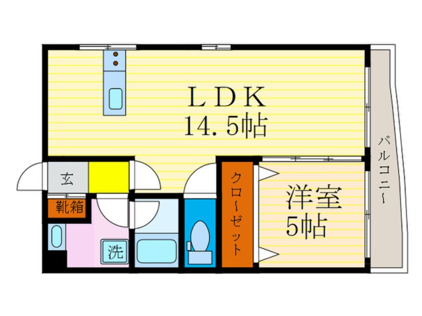 間取図 オプティトモオカⅠ