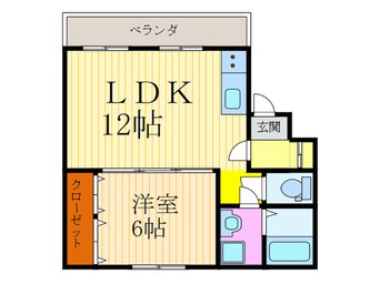 間取図 オプティトモオカⅠ