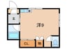 コ－トハウス 1Rの間取り