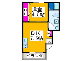 間取図 アクアコート玉出