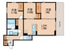 シャ－メゾングラン西京極 3LDKの間取り