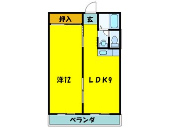 間取図 藤ヶ丘ハイツ