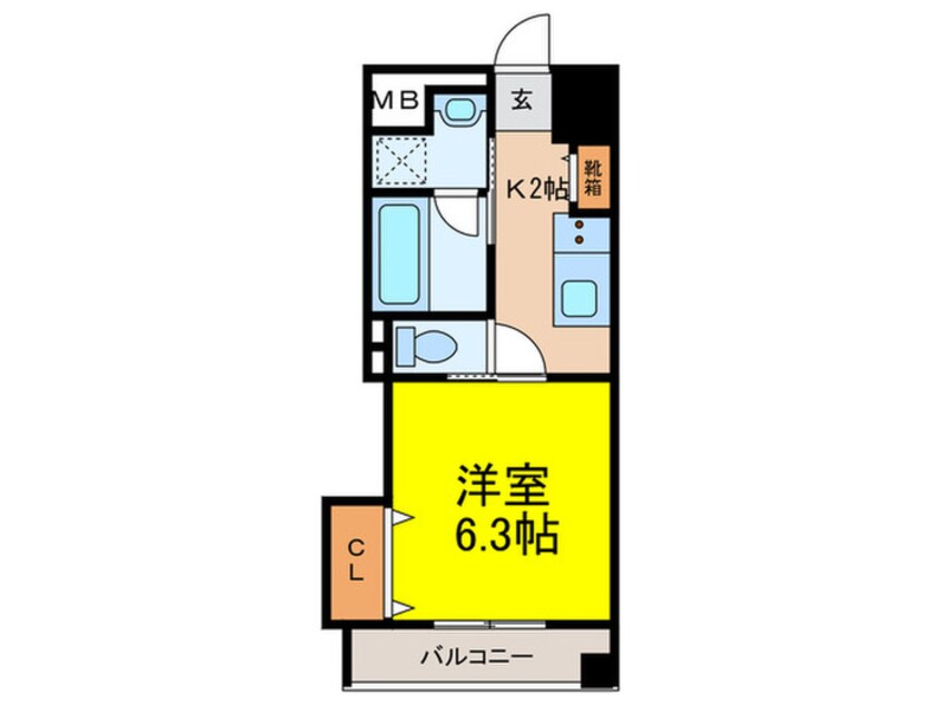 間取図 マリンブルーマンションⅡ