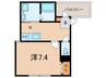 ＡＬＥＧＲＩＡ西宮今津 1Kの間取り