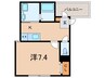 ＡＬＥＧＲＩＡ西宮今津 1Kの間取り