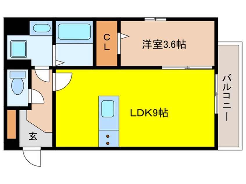 間取図 D-room NORTH PARK 三田