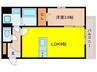 D-room NORTH PARK 三田 1LDKの間取り
