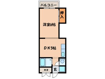 間取図 ハイム・イズ(５～７号室)