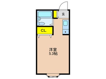 間取図 エレガンス板宿