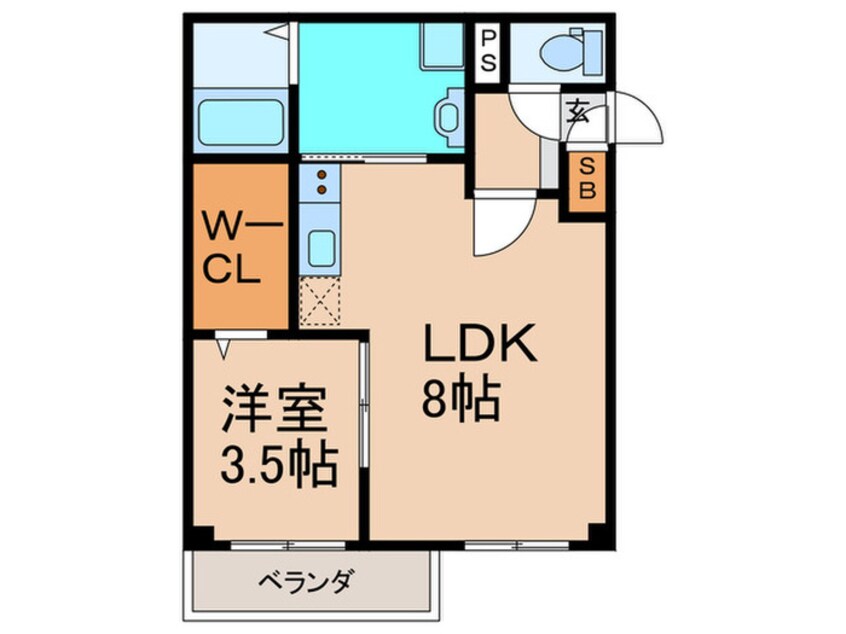 間取図 アレーズ駒川中野