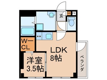 間取図 アレーズ駒川中野