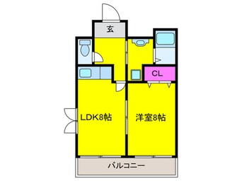 間取図 ホライズンハイツ