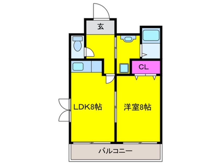 間取図 ホライズンハイツ
