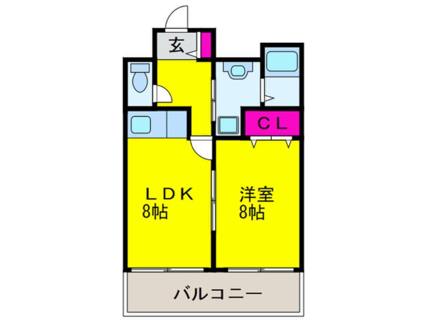 間取図 ホライズンハイツ