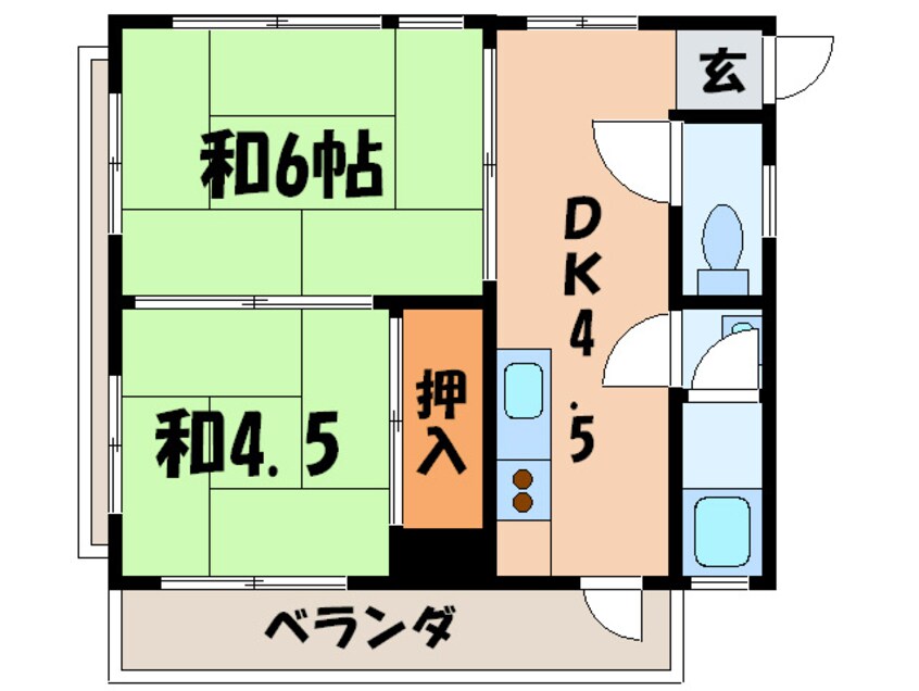 間取図 リバーサイドマンション