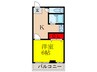 Five leaf穂波 1Kの間取り