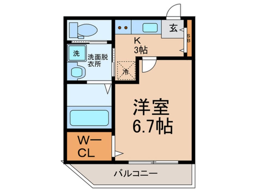 間取図 マンション　ホープ