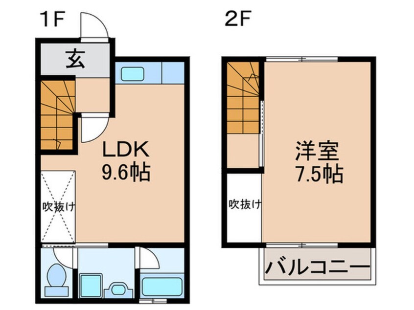 間取図 小倉町南堀池貸家