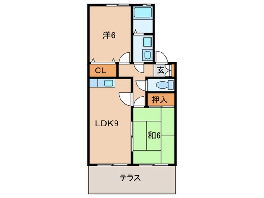 間取図 ソフィア　ビ－ブル