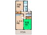 ソフィア　ビ－ブル 2LDKの間取り