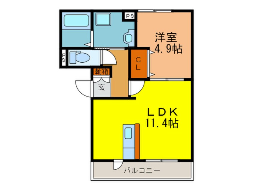 間取図 サウスエスペランサ