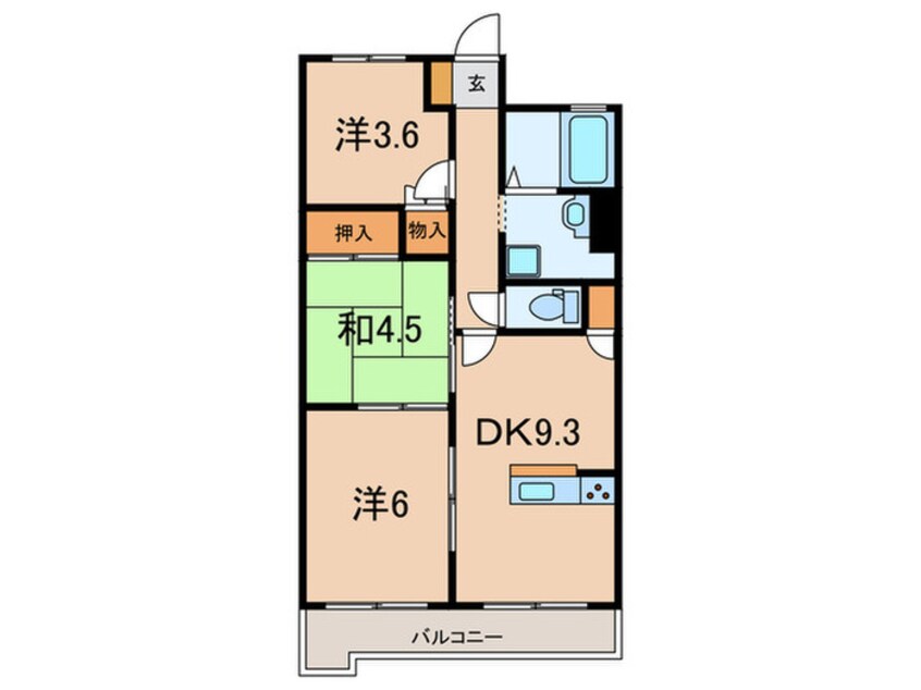 間取図 リアルティ大久保駅前