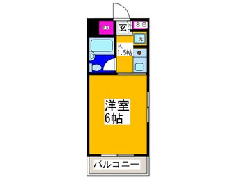 間取図 シティホ－ムズ平野