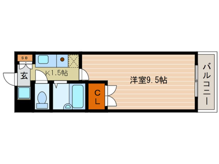 間取図 プラティアＳＥＴＡ