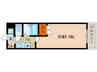 プラティアＳＥＴＡ 1Kの間取り