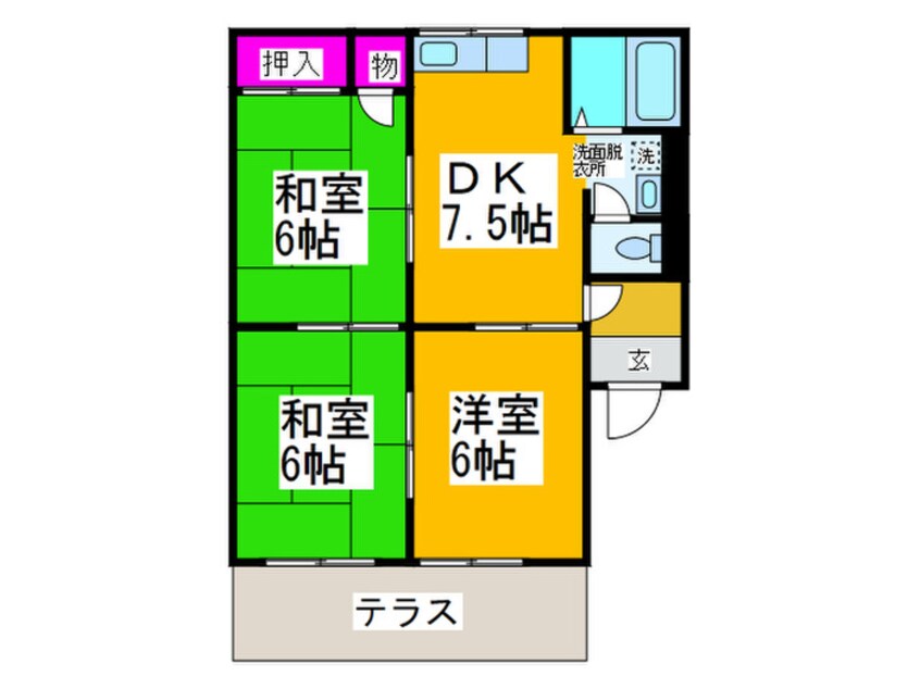 間取図 メゾンプリオール