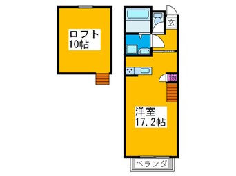 間取図 メゾネットさくら