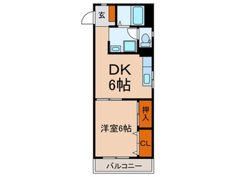 間取図 サンライズ城が山