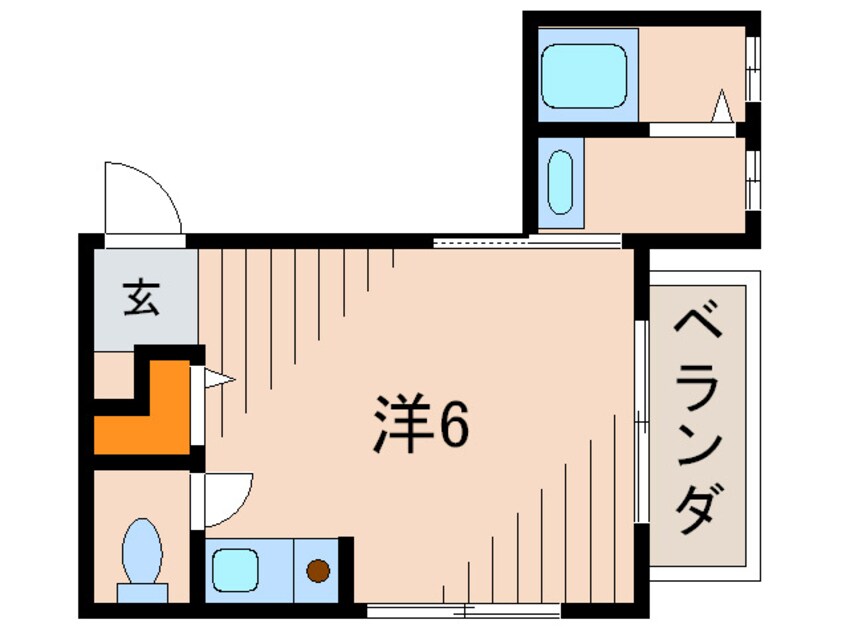 間取図 Ms court 西宮仁川町