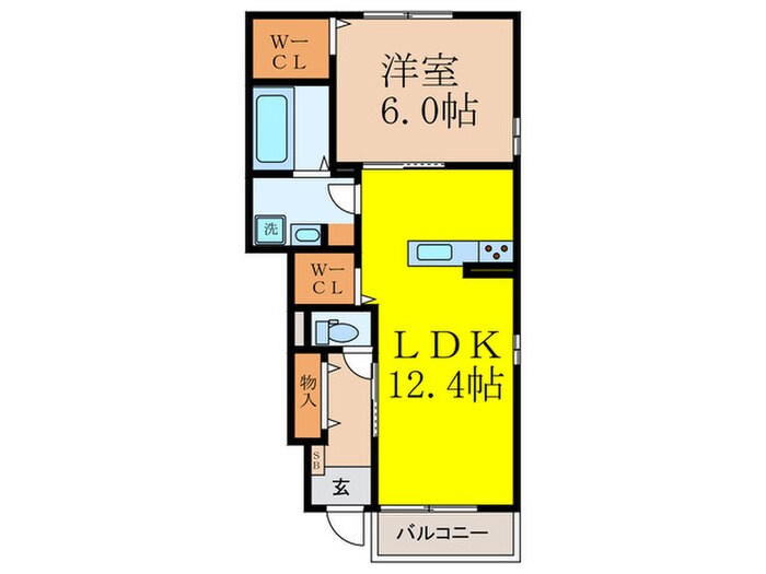 間取り図 ヴィアーレⅠ