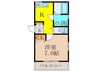 LINOメゾン岸部南 1Kの間取り