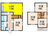 三田市三輪4丁目貸家