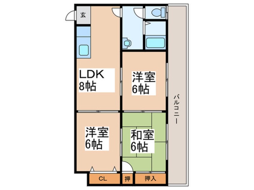 間取図 板倉第一ビル