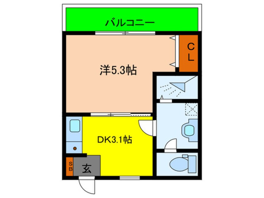 間取図 ときわ庄山ハイツ