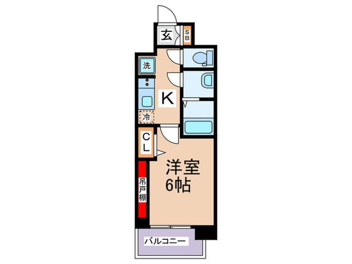 間取り図 プレサンス鶴橋トレヴィエ(207)