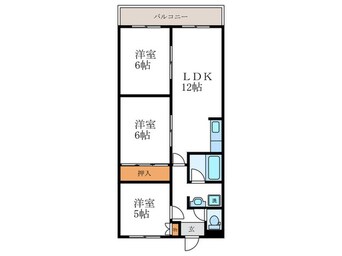 間取図 桂川ロイヤルハイツ