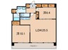 プレジオ宝塚ASIAN 2LDKの間取り