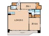 プレジオ宝塚ASIAN 2LDKの間取り