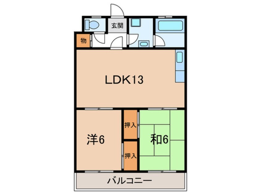 間取図 エクシ－ド舞子